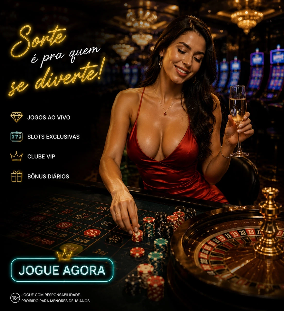 Interface do cassino ao vivo